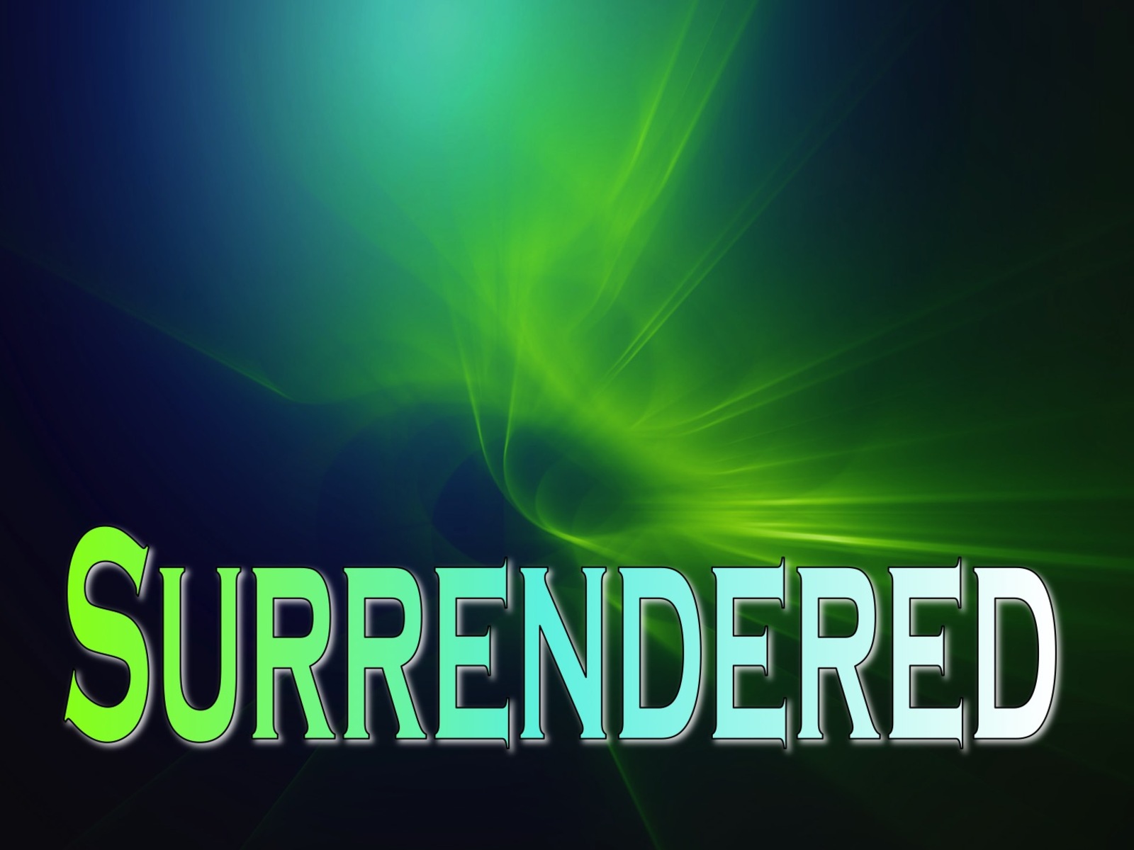 Surrendered (devotional)08-28 (green)